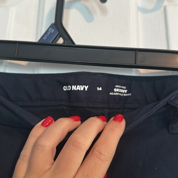 Old Navy High Rise Skinny Navy Pant size 14 women’s - Picture 4 of 5